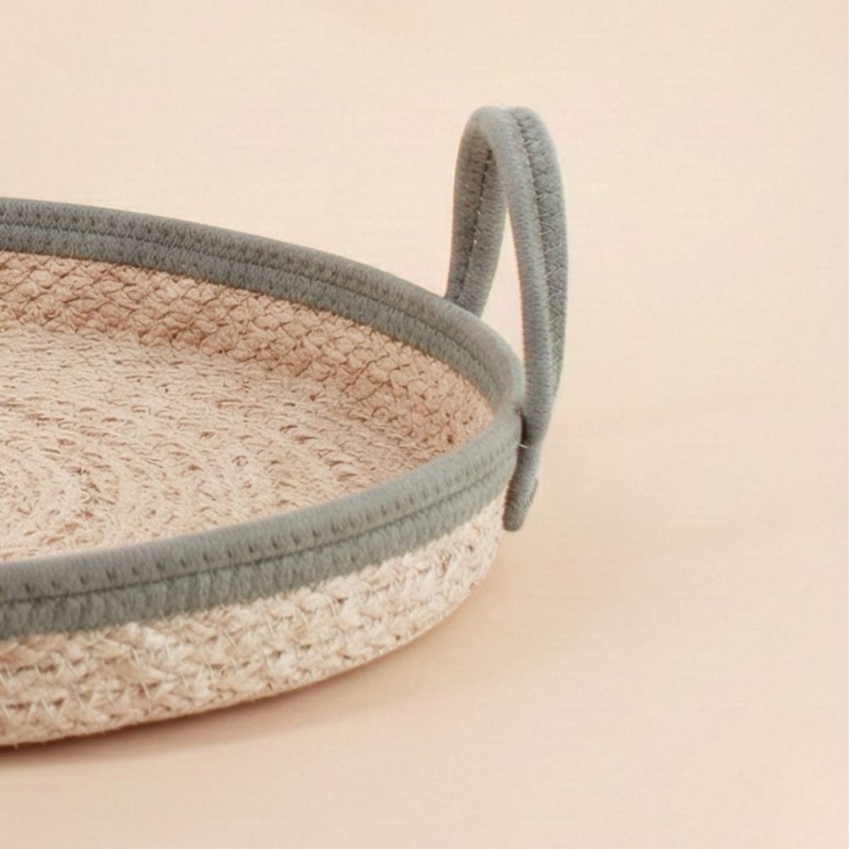 Set de 3 paniers ronds en corde 30, 35, 40cm naturel, ORNAMI