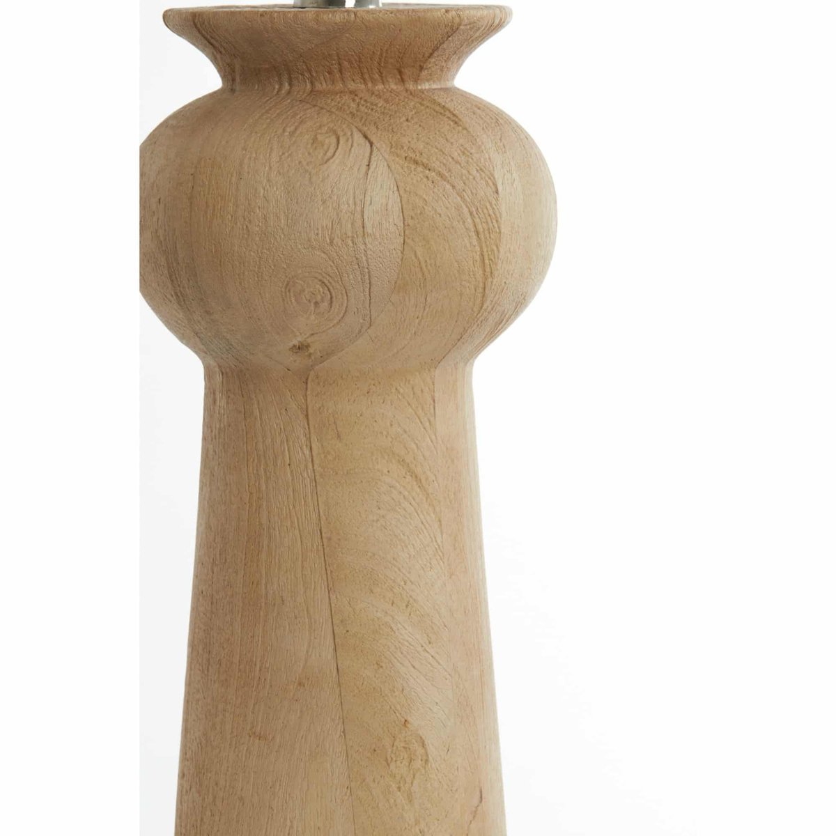 Base De La Lampe Bois BAGLIO naturel, LIGHT & LIVING