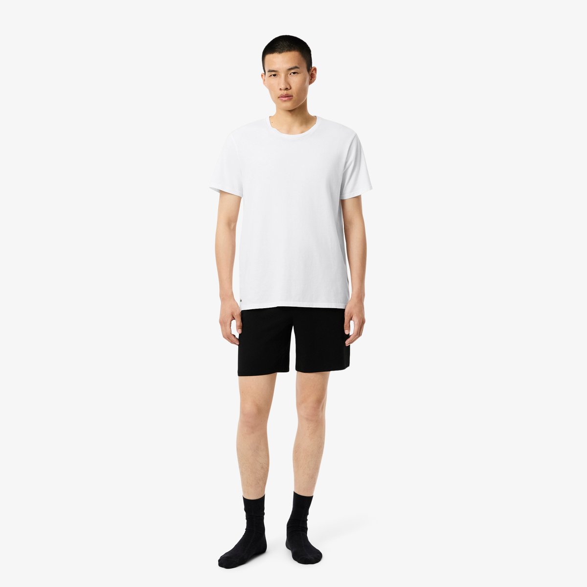 Lot de 3 t-shirts d'intérieur blanc-001, LACOSTE