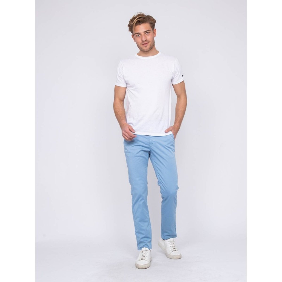 Pantalon Chino Cales bleu ciel, RITCHIE