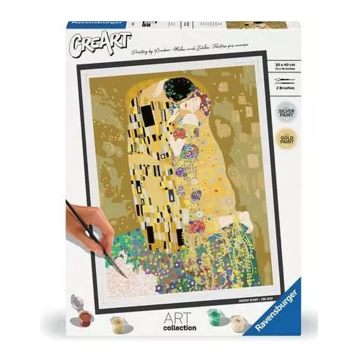 CreArt 30x40cm Klimt - Le baiser Art Collection v002226, RAVENSBURGER