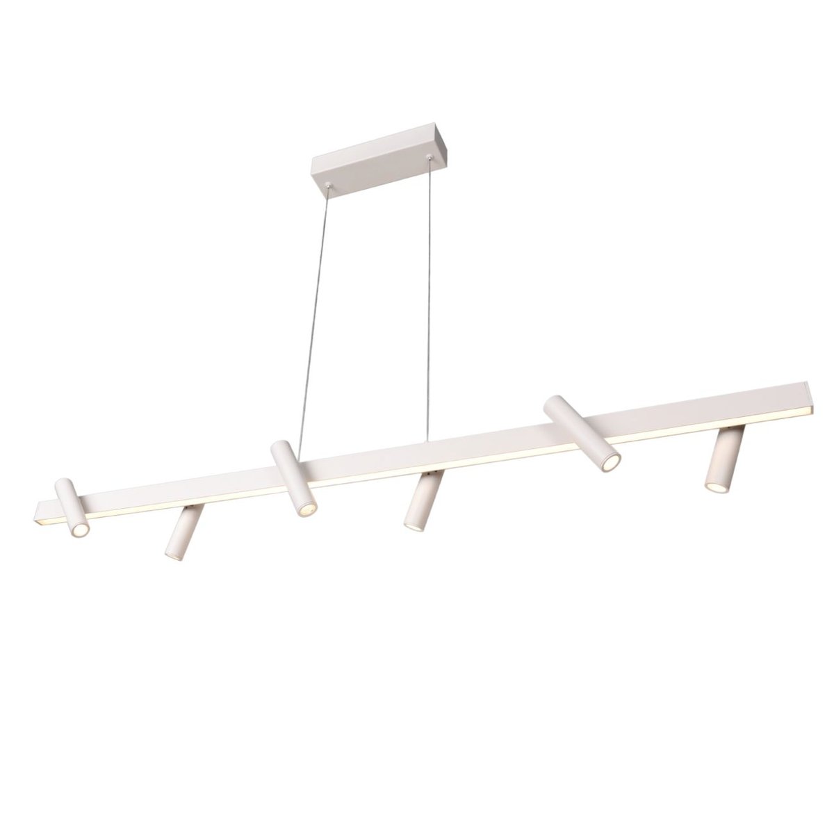 Suspension LED cylindres orientables - ANISKA blanc, KOSILUM