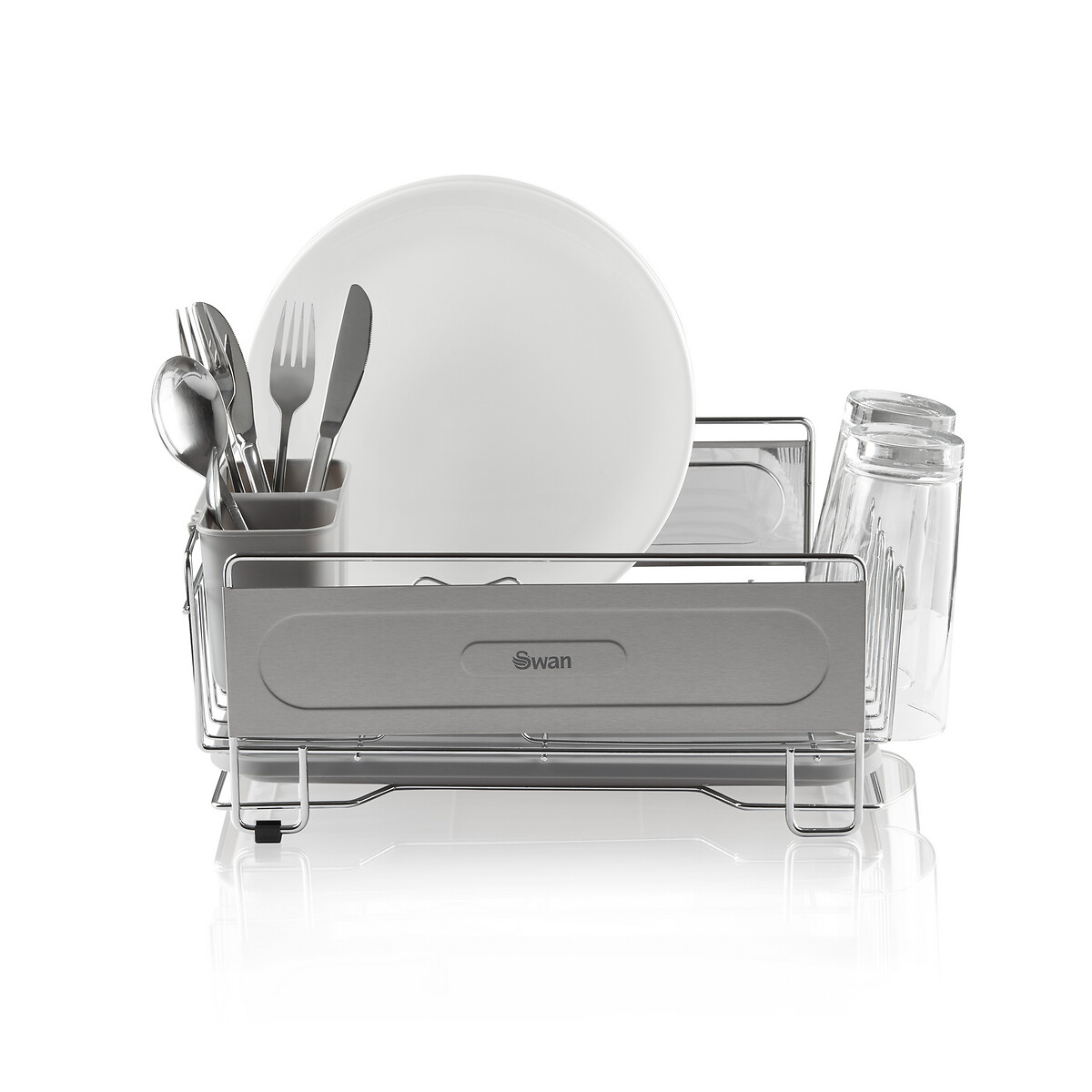 Chrome Dish Rack silver-coloured, SWAN