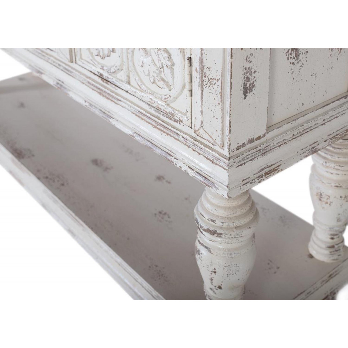 Console blanc, DECORATION D’AUTREFOIS