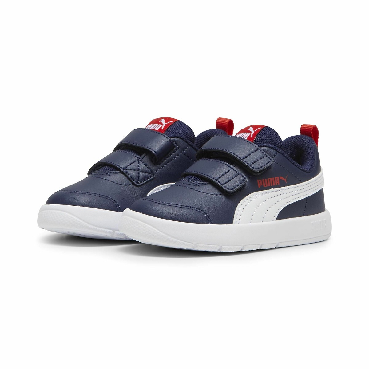 Baskets Courtflex V3 bleu marine/blanc, PUMA