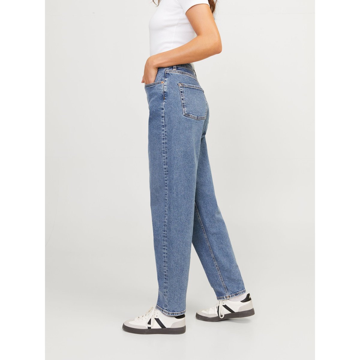 Jean Mom dark blue denim 1, JJXX
