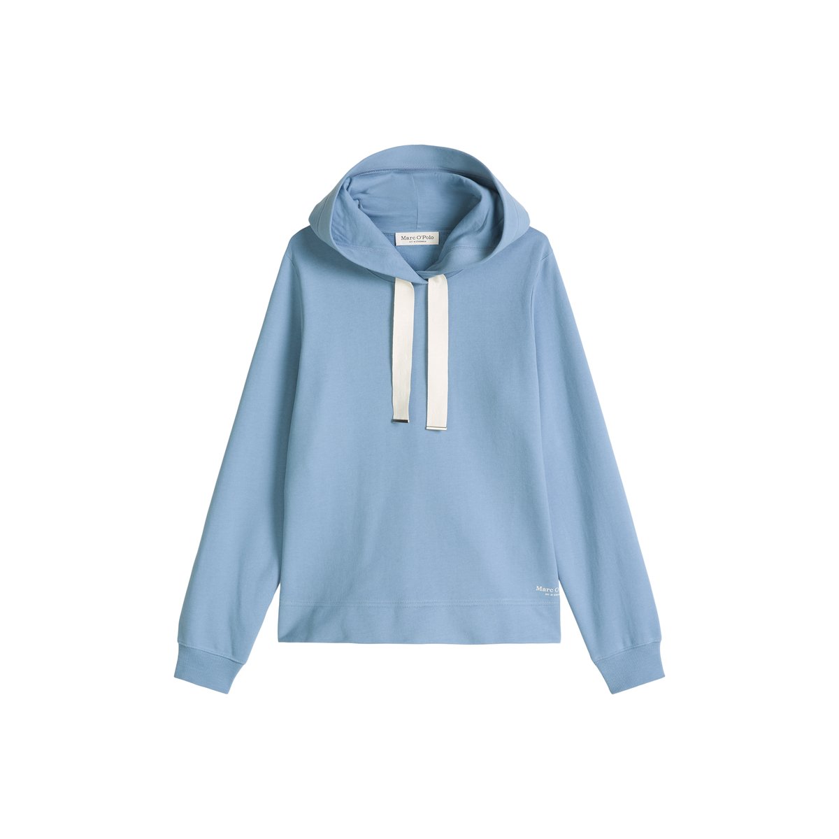 DfC Hoodie relaxed avec surface peignée bleu moyen, MARC O'POLO