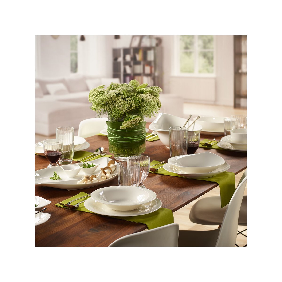 Assiette Plate NEW COTTAGE blanc, VILLEROY & BOCH