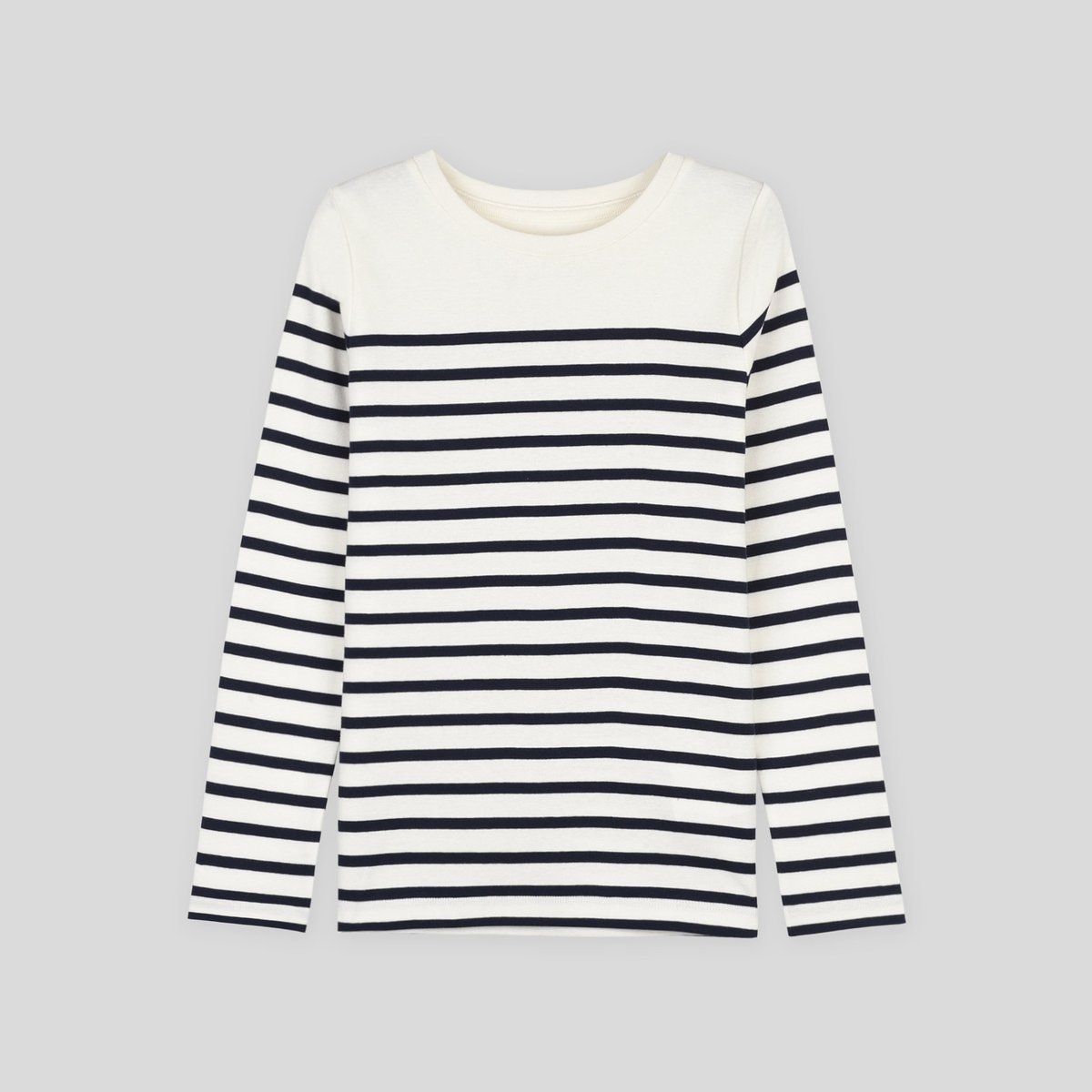 Marinière En Coton Bio ecru, MONOPRIX KIDS