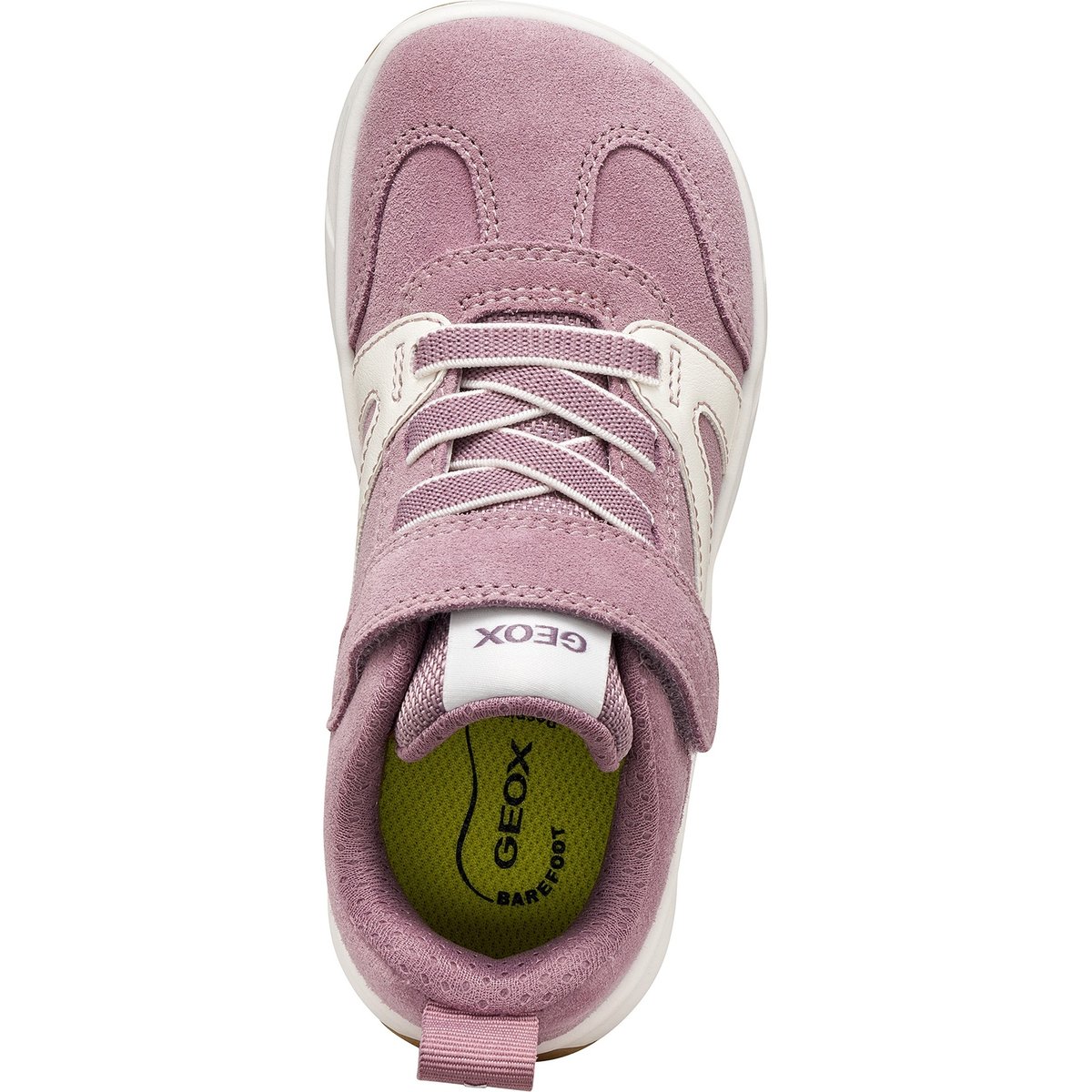 Baskets J FOOT-RUN vieux rose/blanc, GEOX