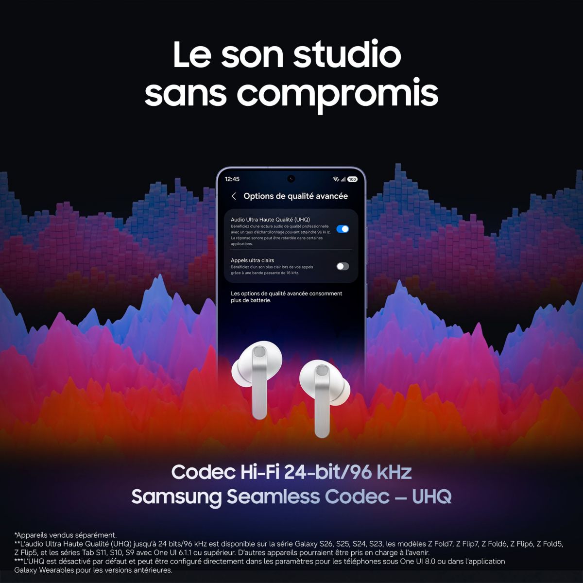 Ecouteurs Galaxy Buds4 Pro Noir noir, SAMSUNG