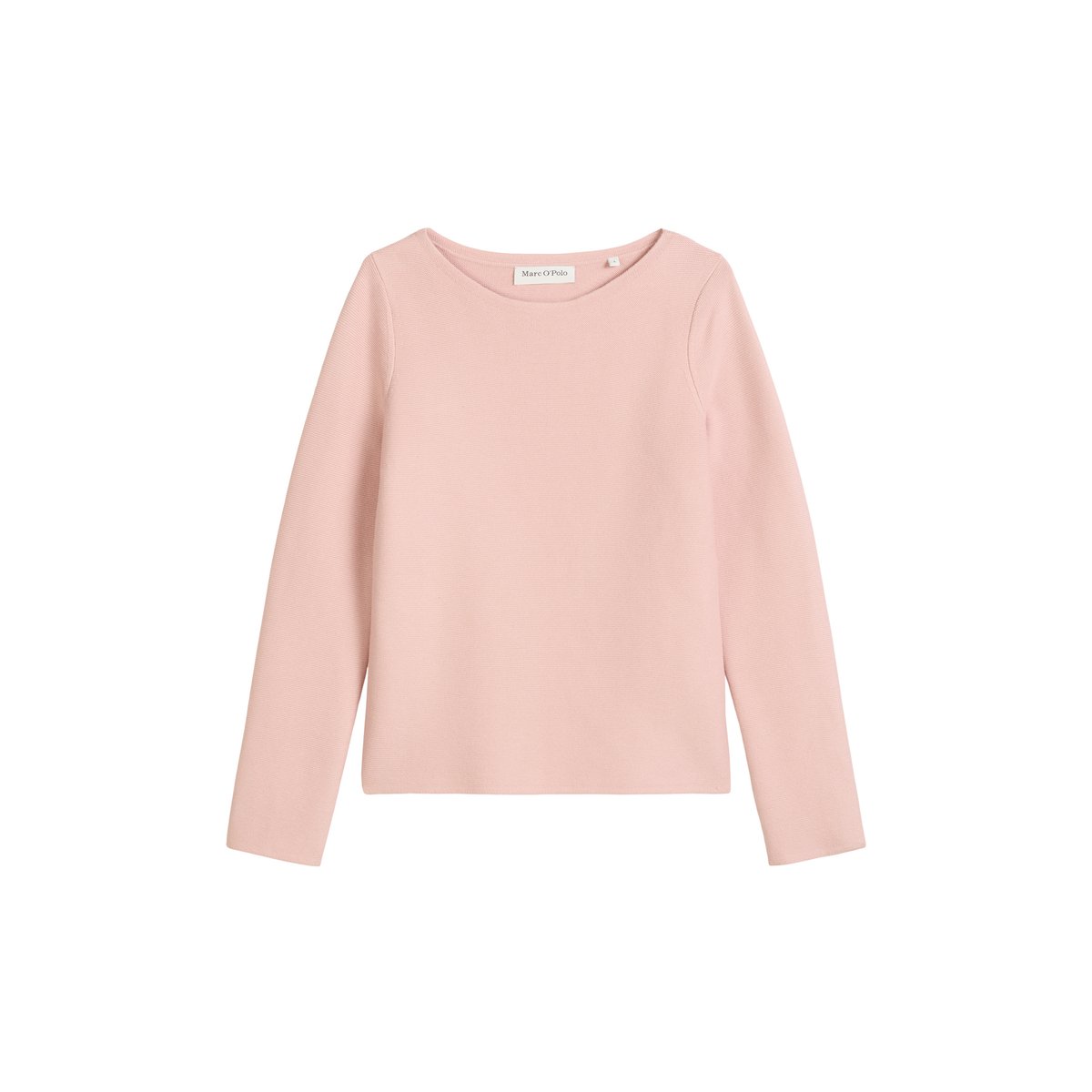 Pull slim en coton bio rose, MARC O'POLO