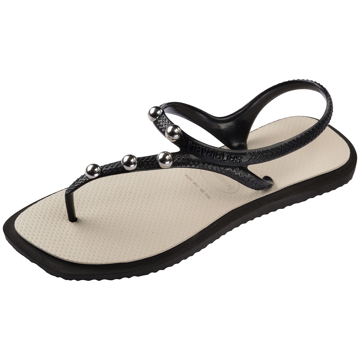 Teensandalen FLASH FUSION wit/zwart, HAVAIANAS