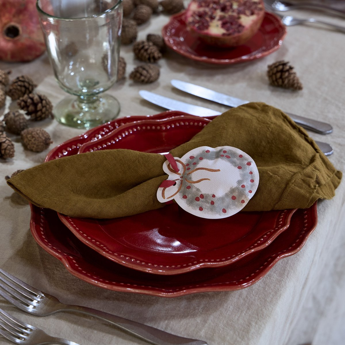 Assiette à Dîner Almara rubis, COSTA NOVA