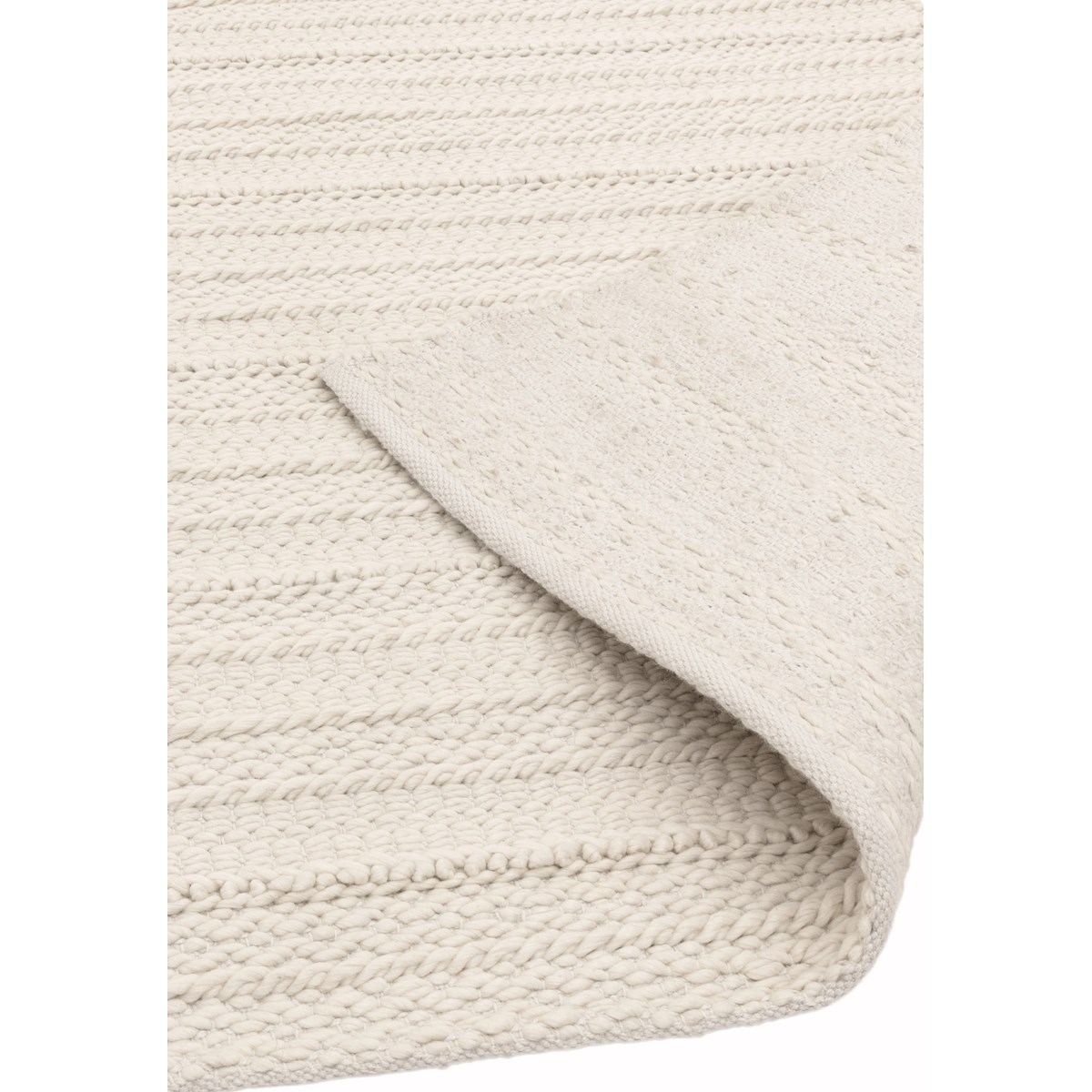 Tapis intérieur extérieur style jute BLACKSON blanc, NOVATREND