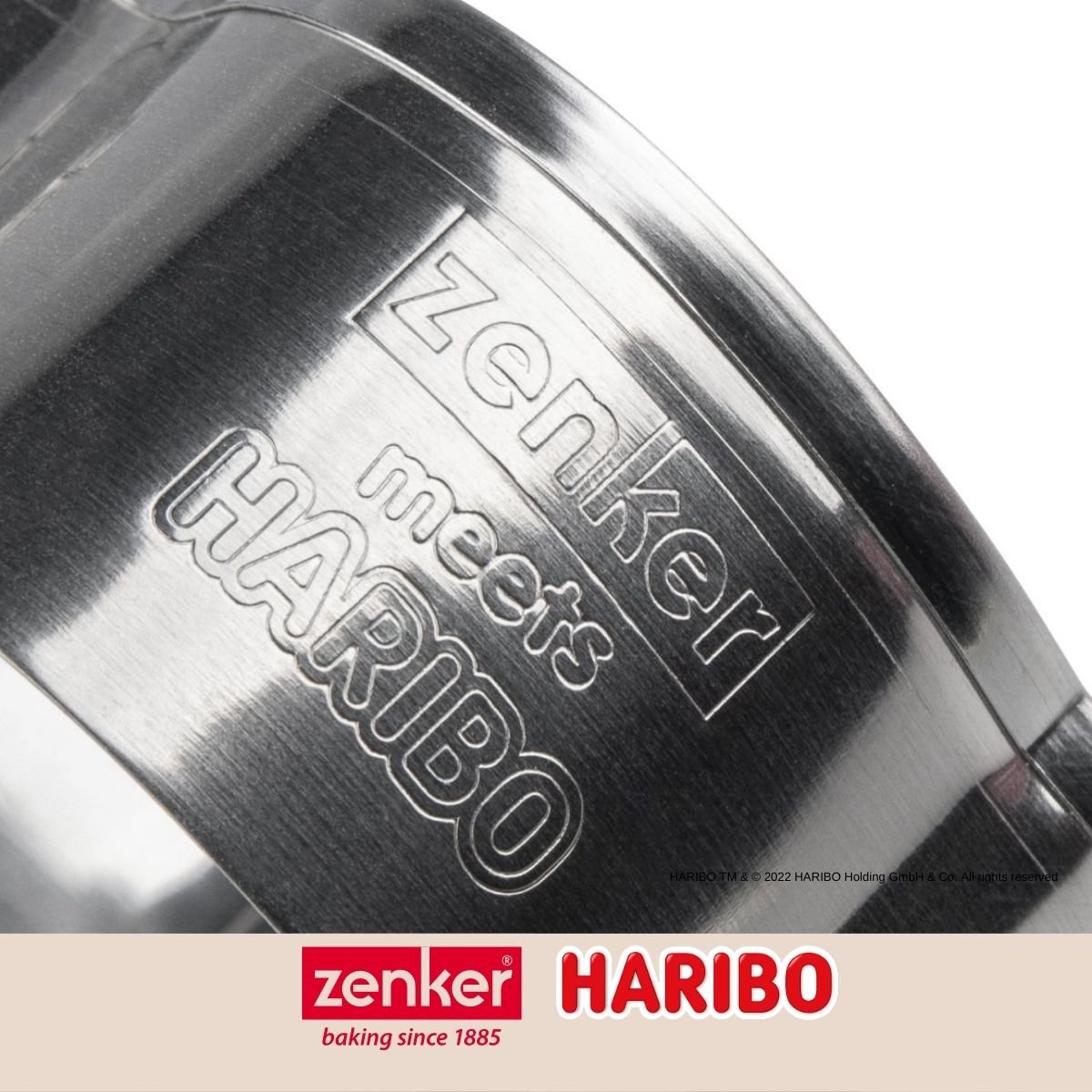 Lot de 2 emporte-pièces motif ourson HARIBO inox, ZENKER