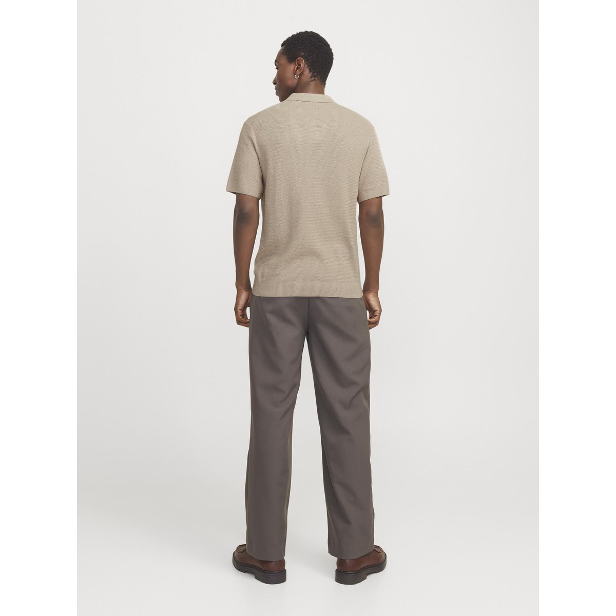 Polo Tricoté greige, JACK & JONES