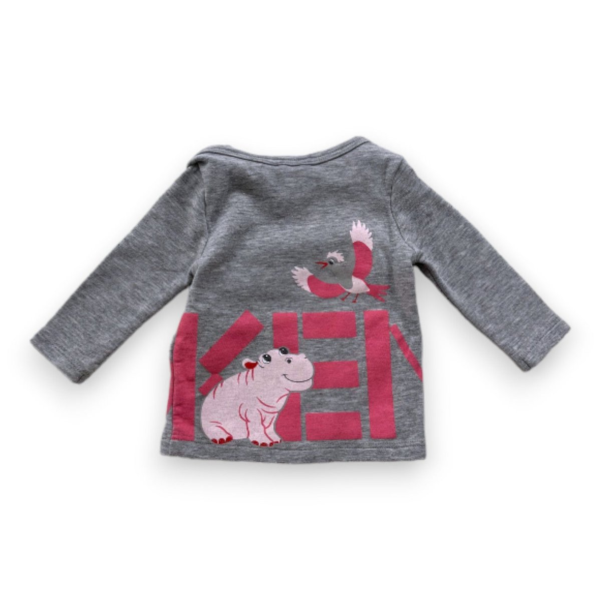 T-shirt bébé - Très bon état gris, KENZO