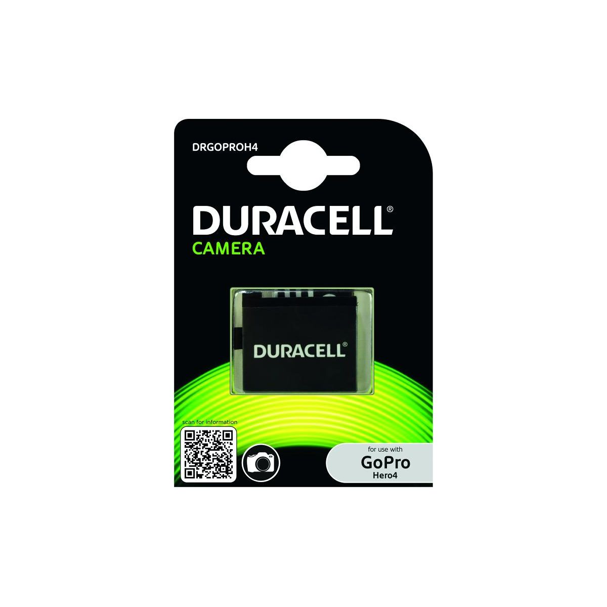 Batterie caméra sport pour Gopro Hero4 - 4+ / Black / Silver couleur unique, DURACELL