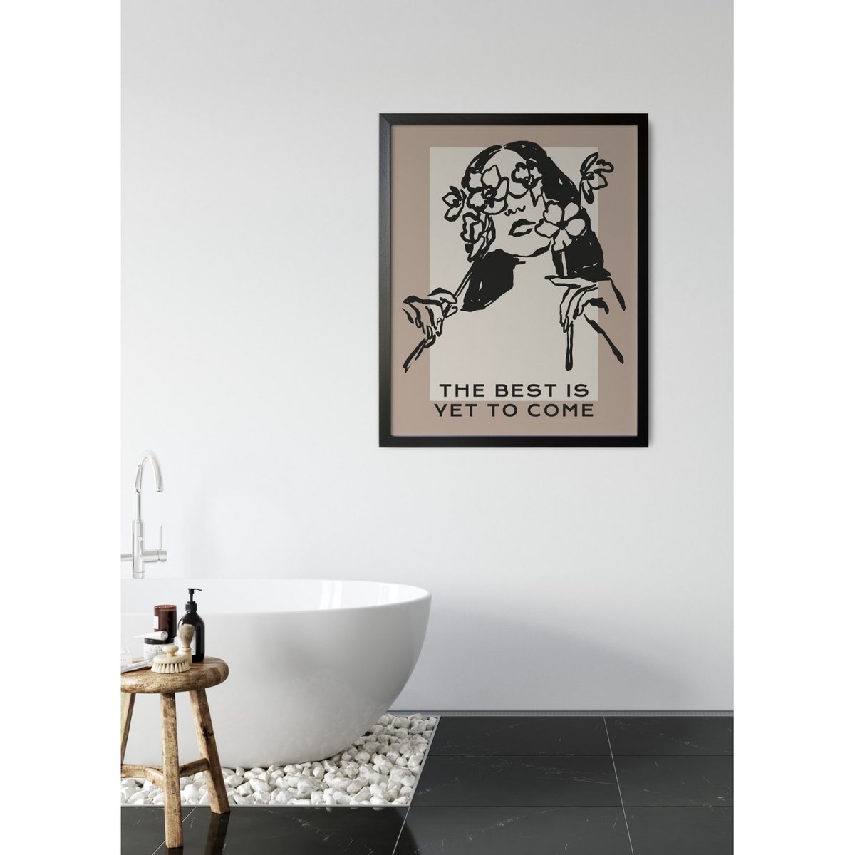 Affiche The best blanc, L'AFFICHERIE