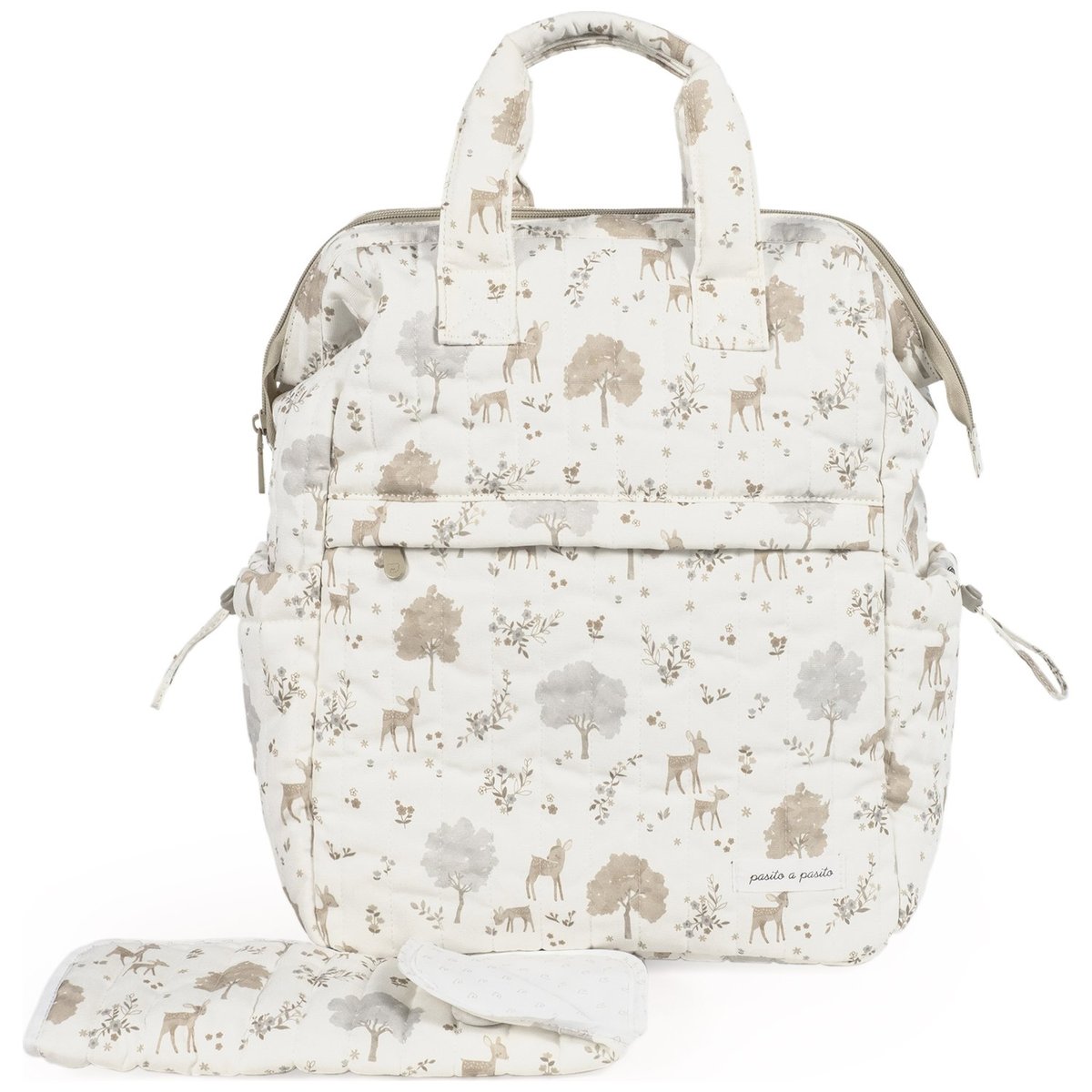 Sac à dos beige, PASITO A PASITO