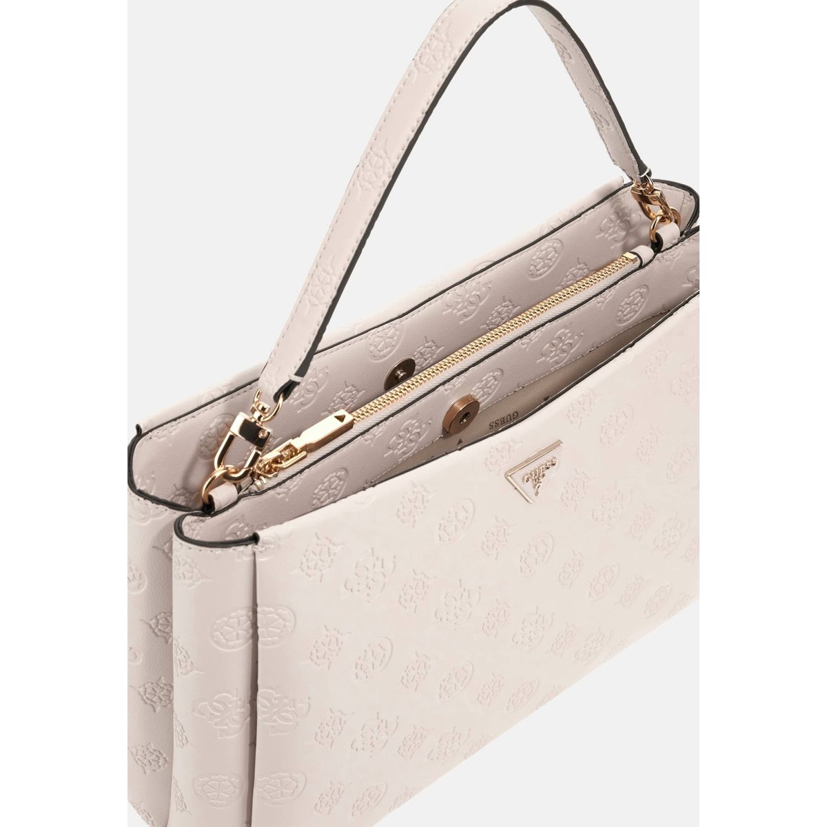 Sac À Main Tisha Logo 4G Pivoine crème, GUESS