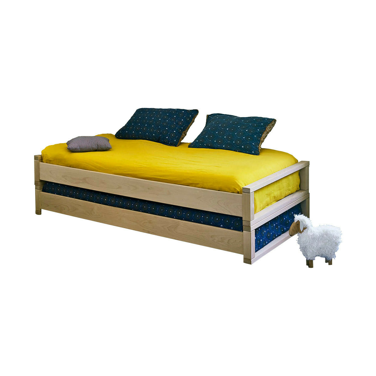 Lit empilable Bois massif POKA bois, AKITEN RETAIL