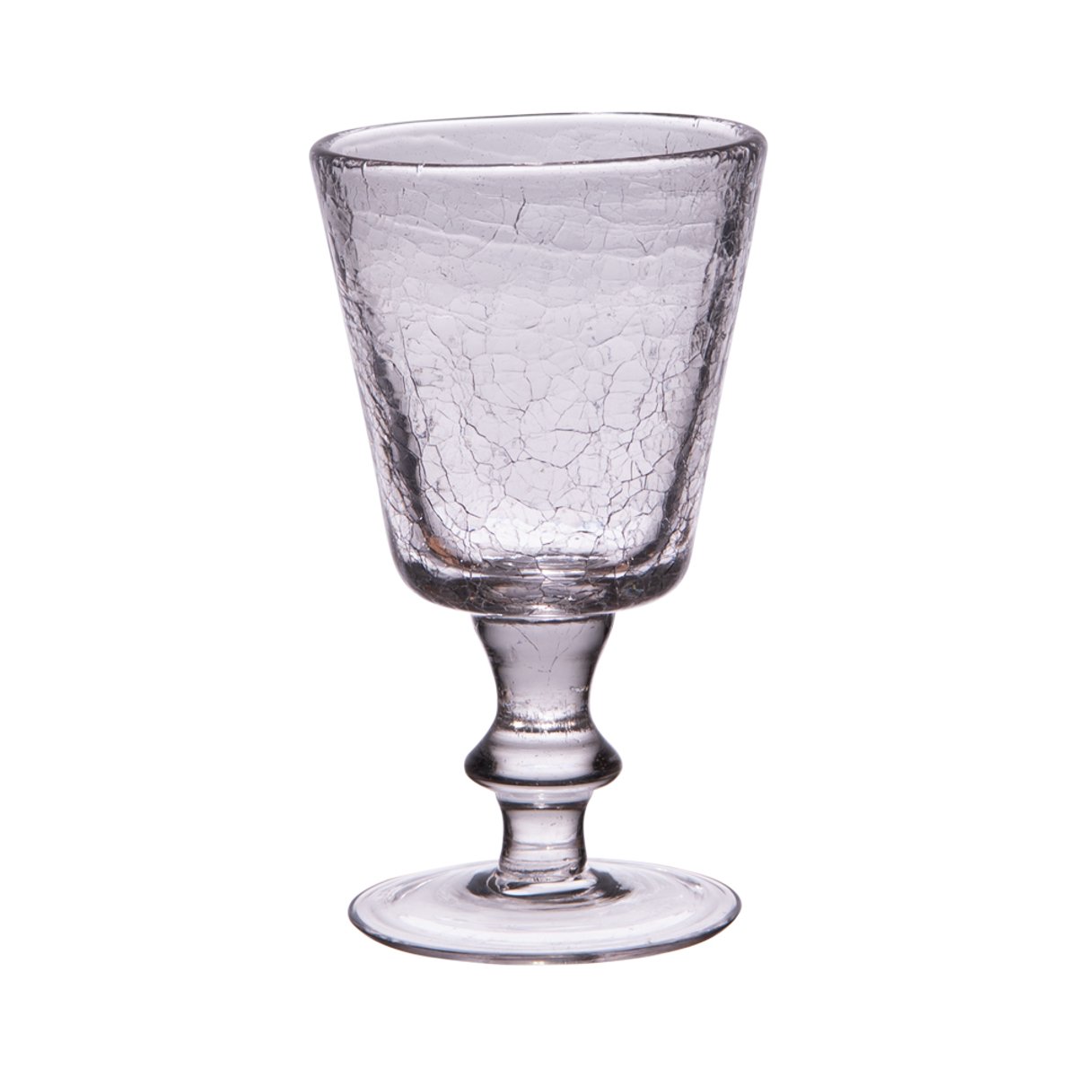Verre à pied Lussan craquelé 17 cl (lot de 6) transparent / cristal, TABLE PASSION