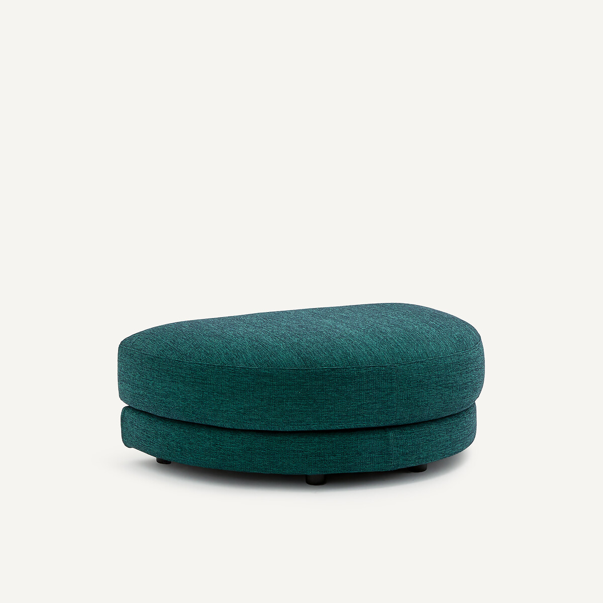 Apoio para os pés modulável em tecido jaspeado, TIBERIO vert de minuit, AM.PM
