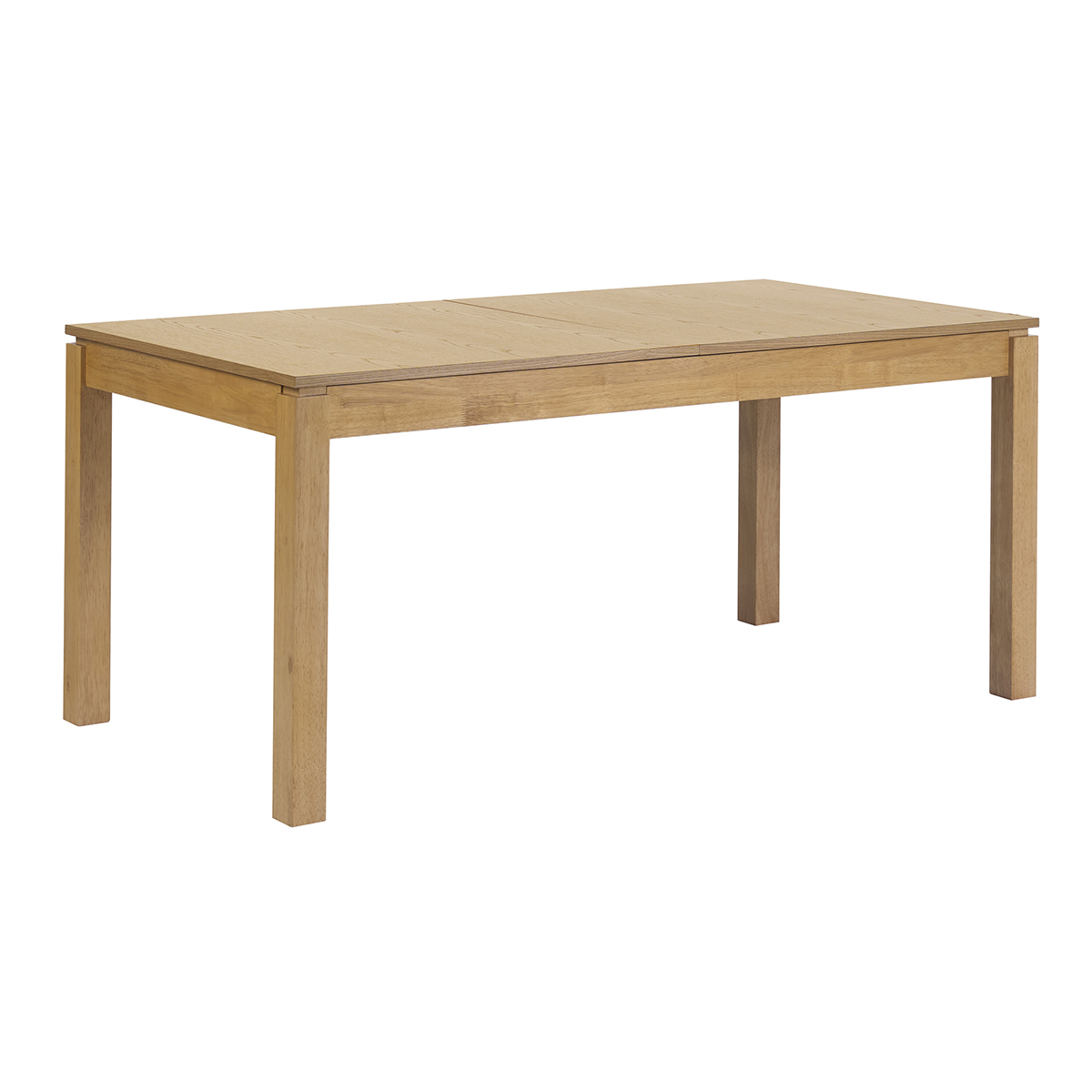 Table extensible avec rallonges intégrées en bois clair chêne L170-230 cm SYLVA couleur unique, MILIBOO
