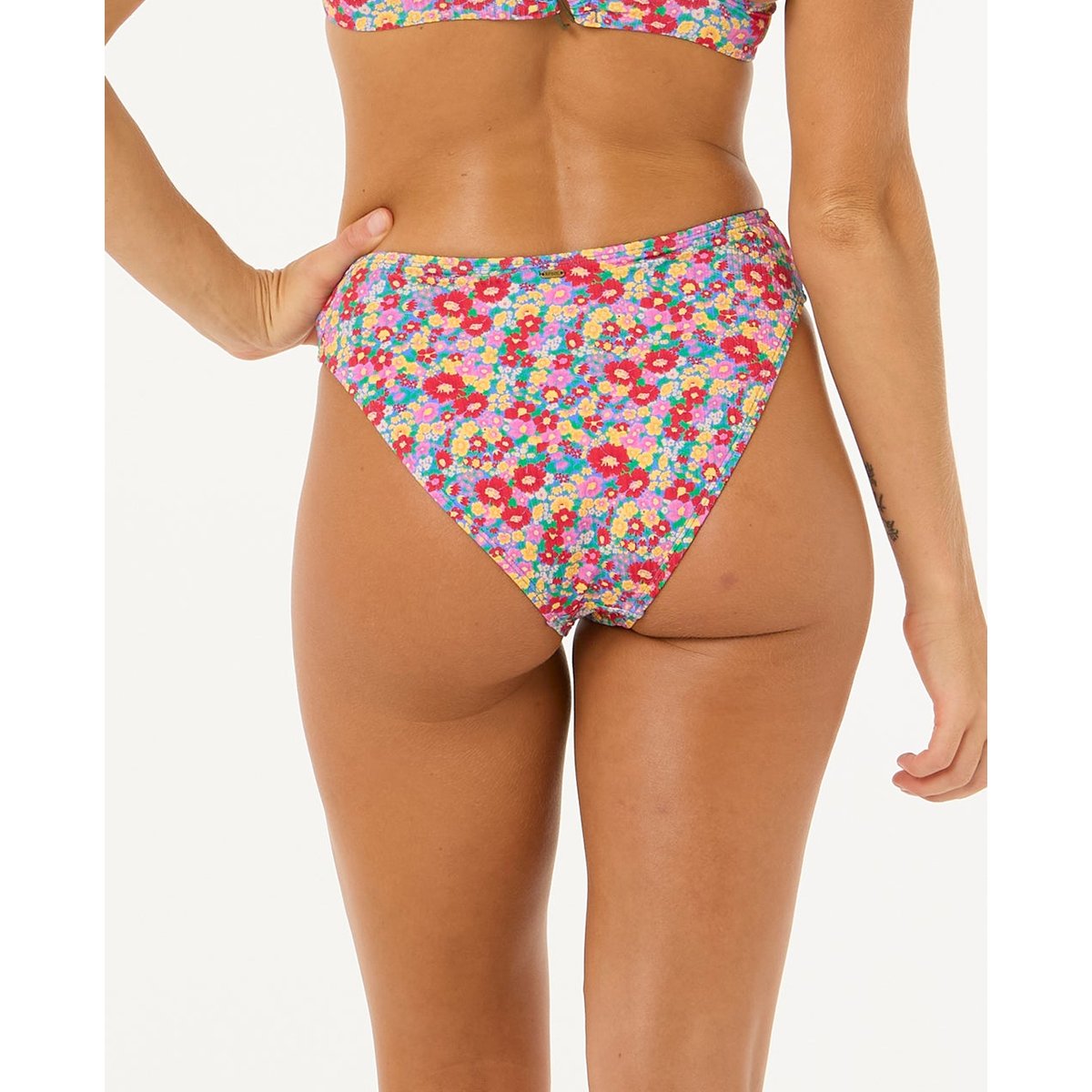 Bas de maillot de bain LAS FLORES HIGH LEG GOOD multicolore, RIP CURL