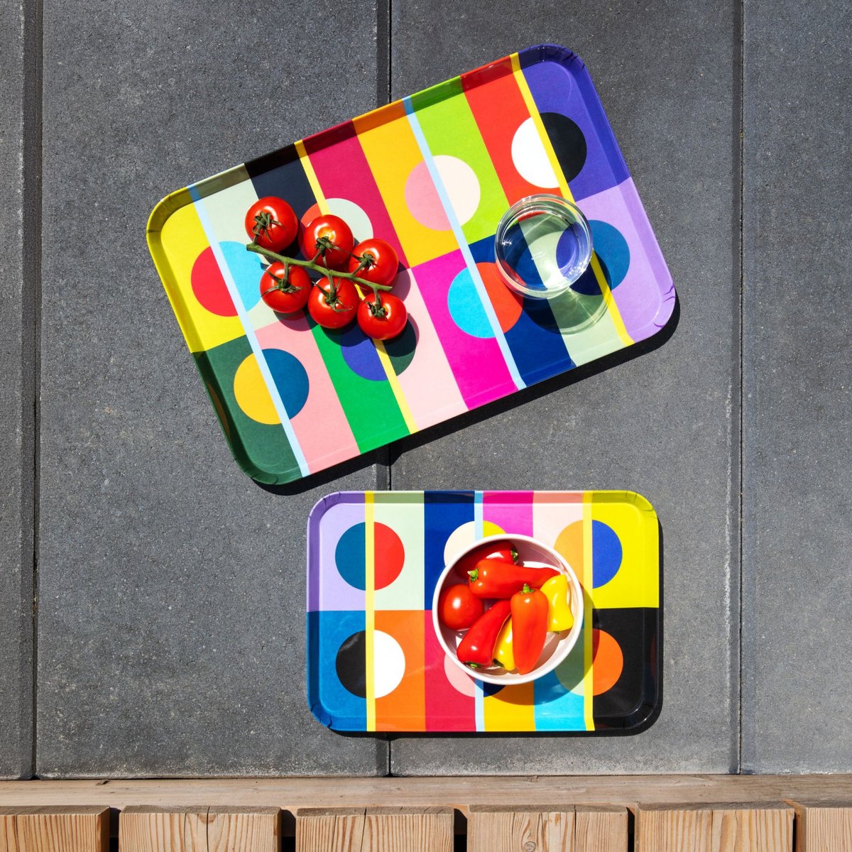 Plateau Orb 33 x 22 cm multicolore, REMEMBER