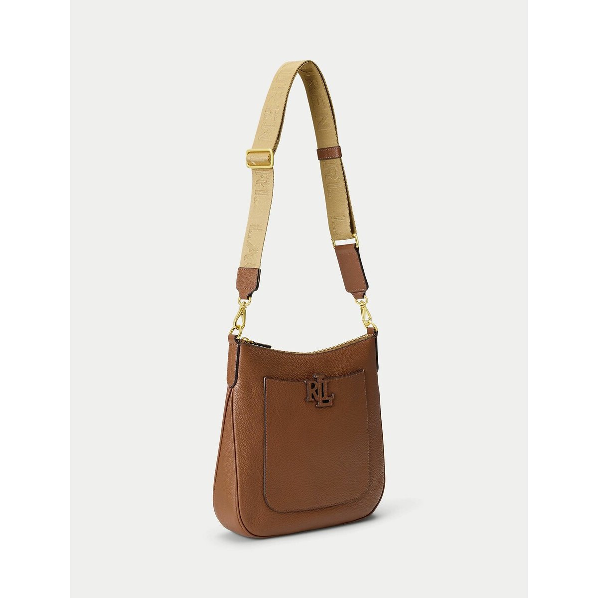 Sac besace à bandoulière CAMERYN camel, LAUREN RALPH LAUREN