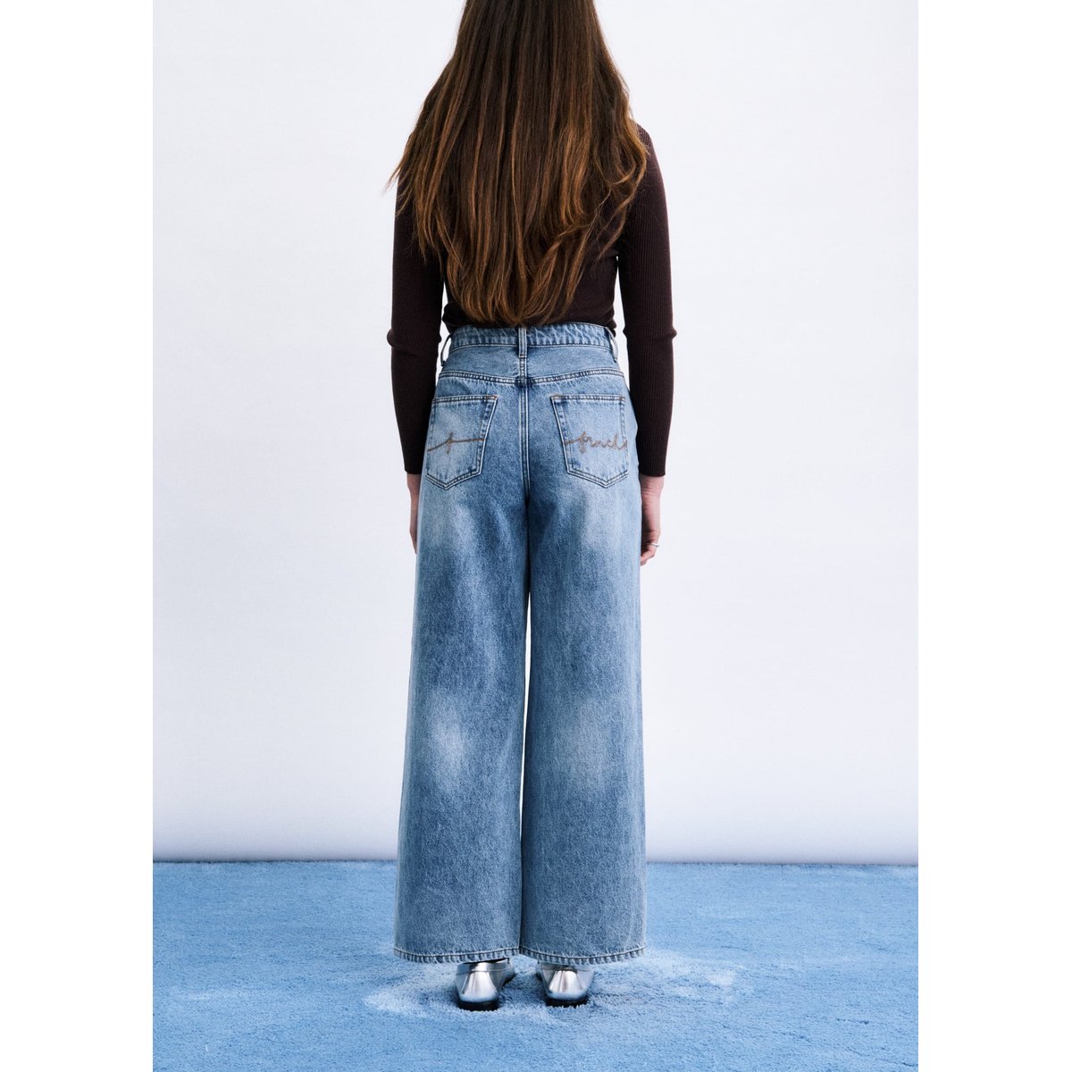 Jean Ossa en coton OSSA bleu jean, FRNCH