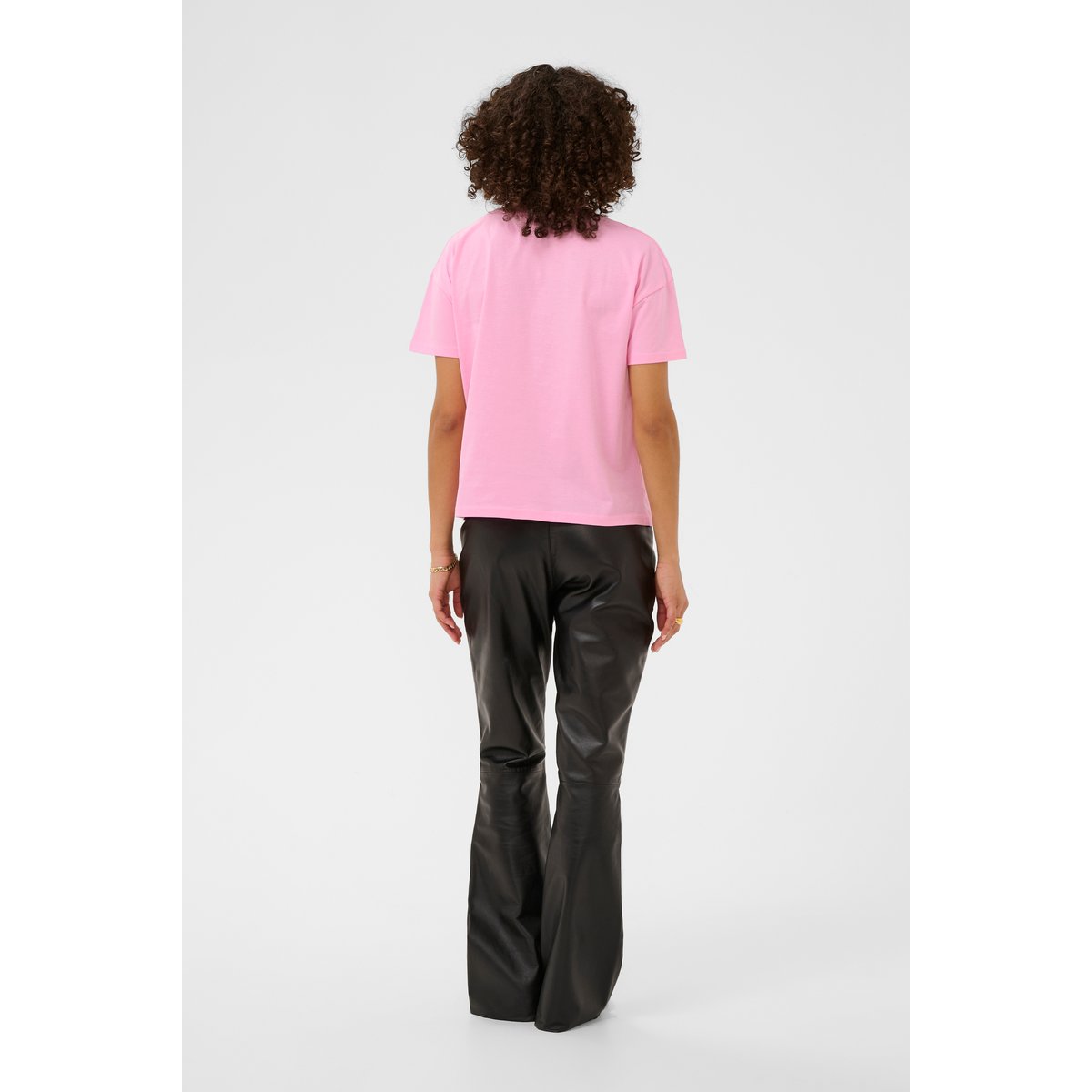 T-shirt rose pink frosting, KAFFE
