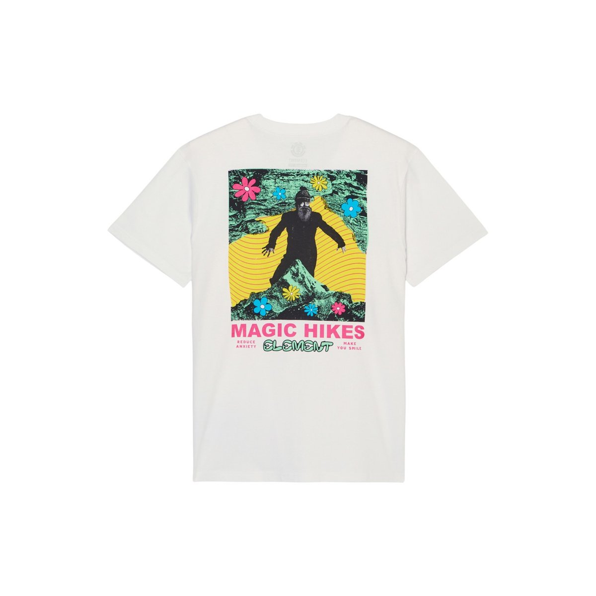 T-Shirt manches courtes MAGIC HIKES blanc optic white, ELEMENT