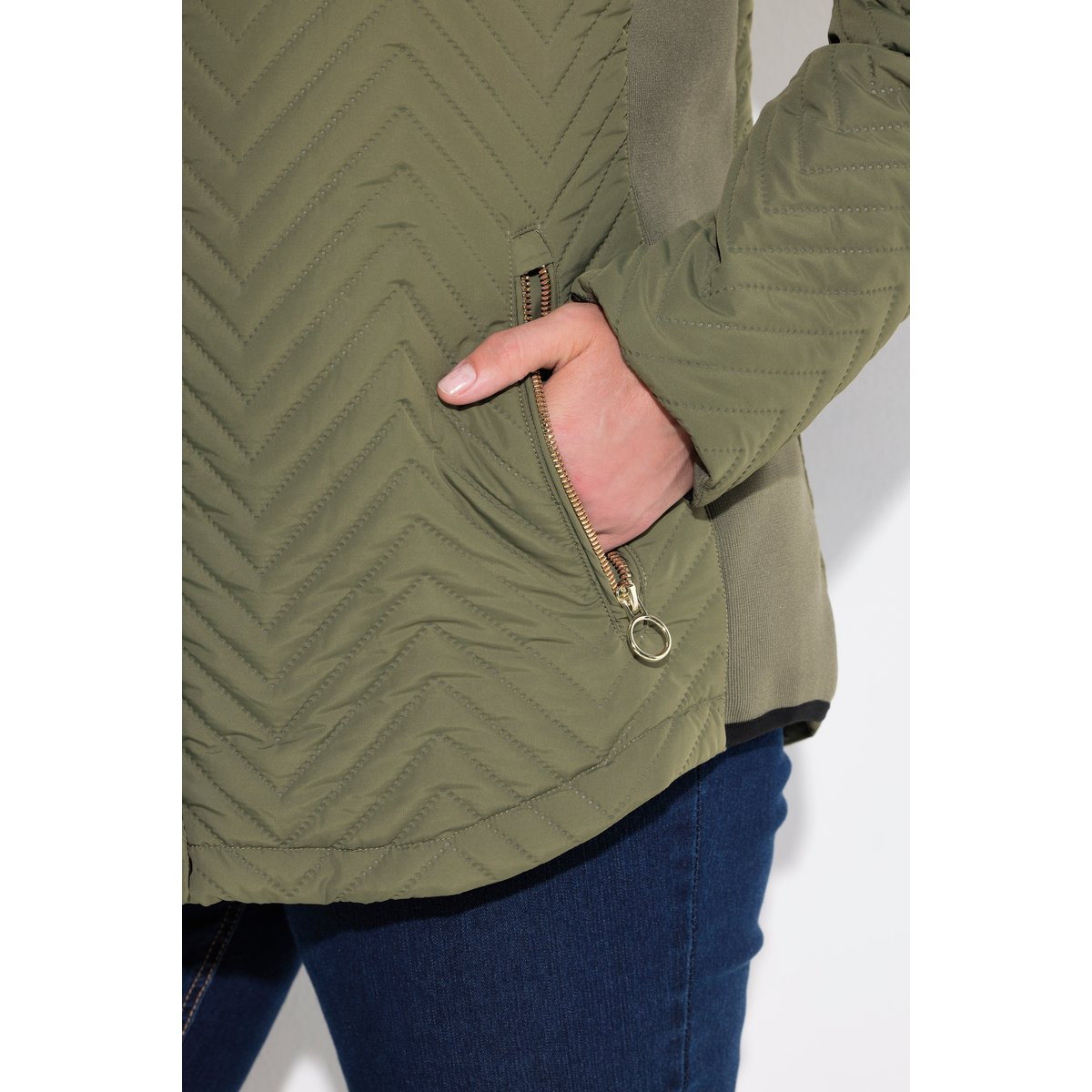 Veste matelassée vert loden, ULLA POPKEN