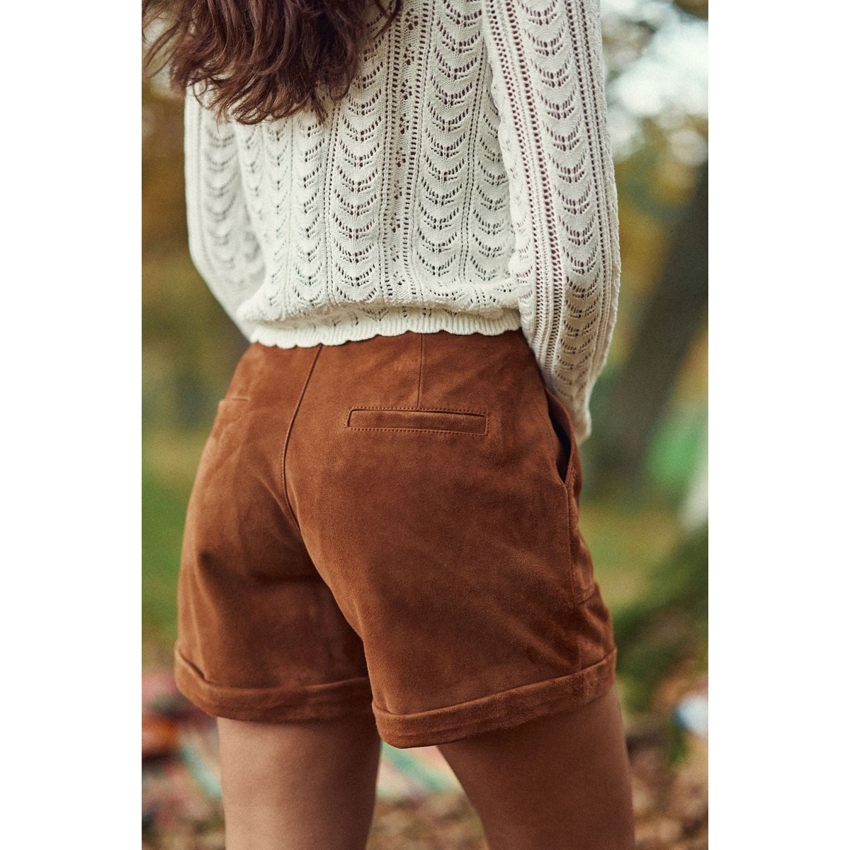 Short droit uni SIDRA sand, LA PETITE ETOILE