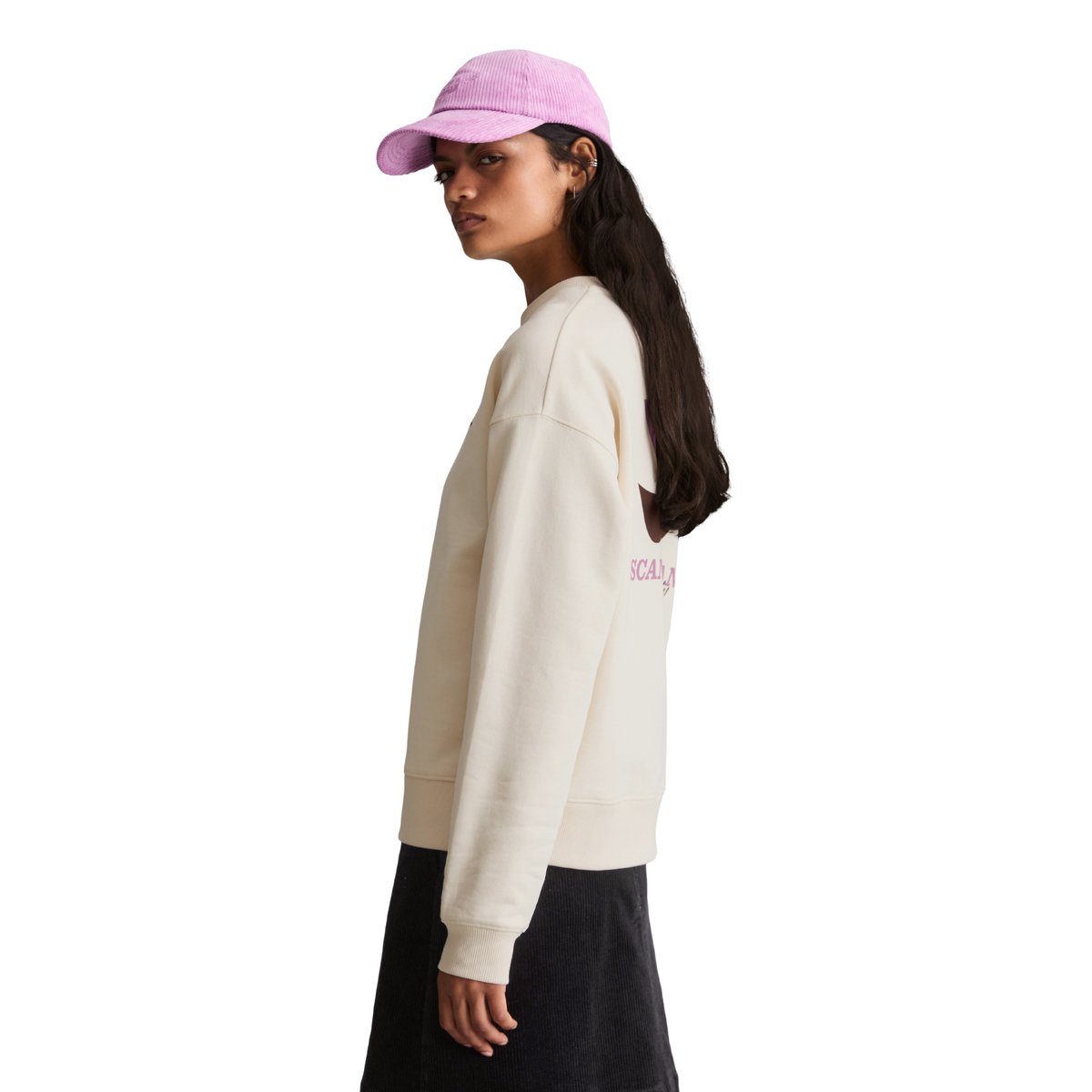 Sweat-shirt ample en coton bio tout doux blanc, MARC O’POLO DENIM