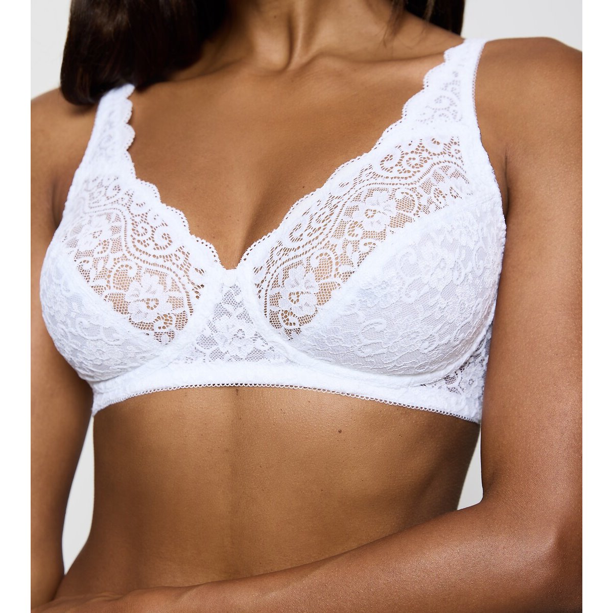 Reggiseno senza ferretto AMOURETTE bianco, TRIUMPH
