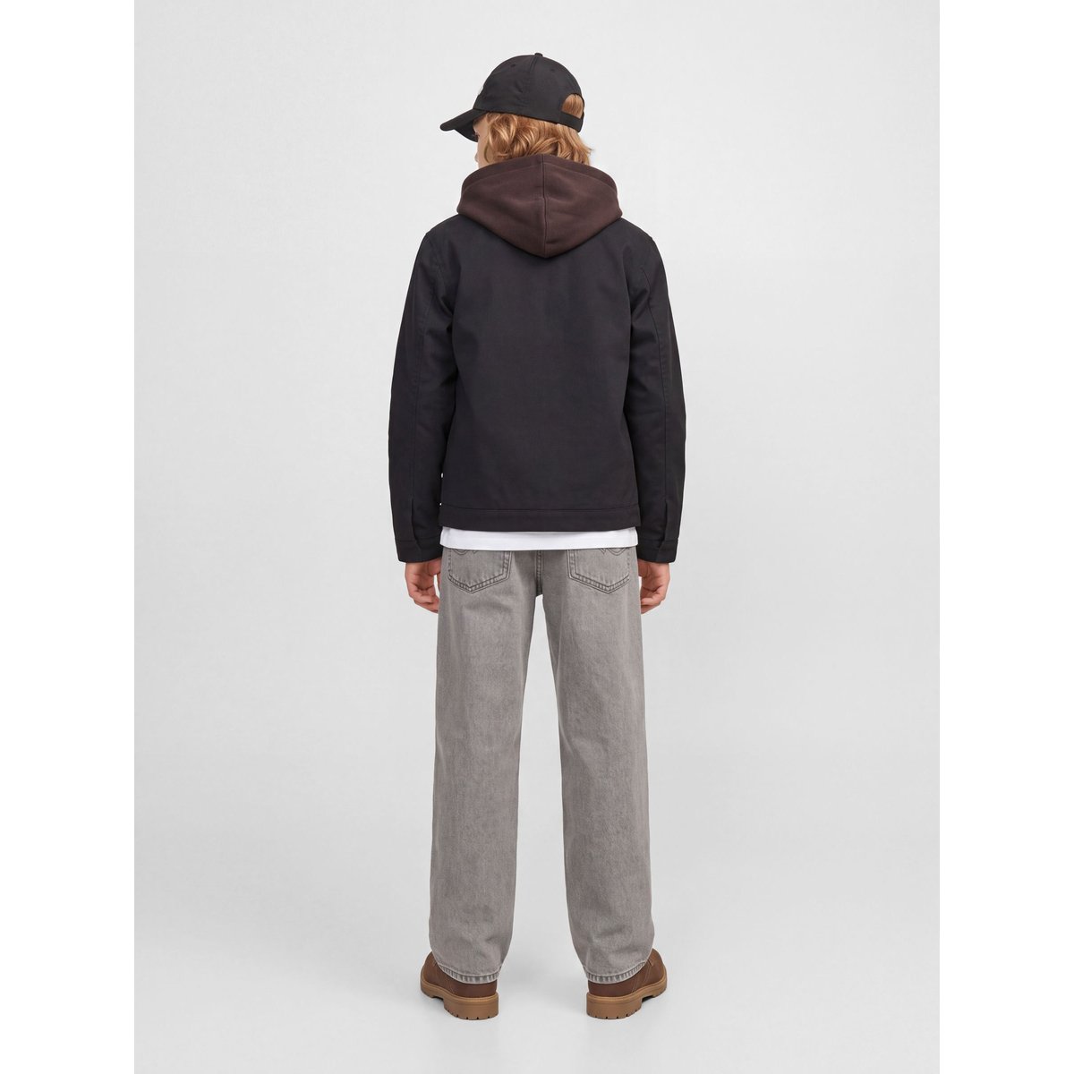 Jean Baggy Fit grey denim 1, JACK & JONES JUNIOR