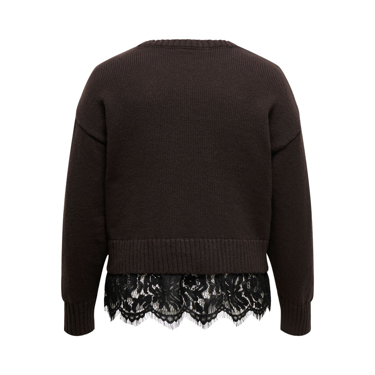Pull En Maille marron - coffee bean 1, ONLY CARMAKOMA