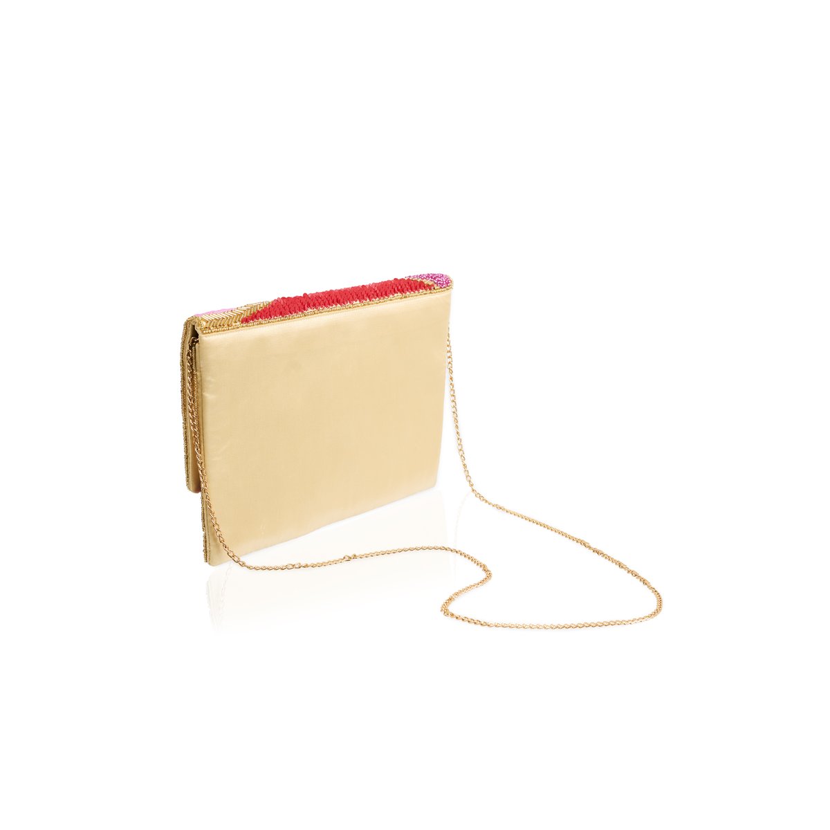 Sac avec détail chaîne couleur unique, YOEK