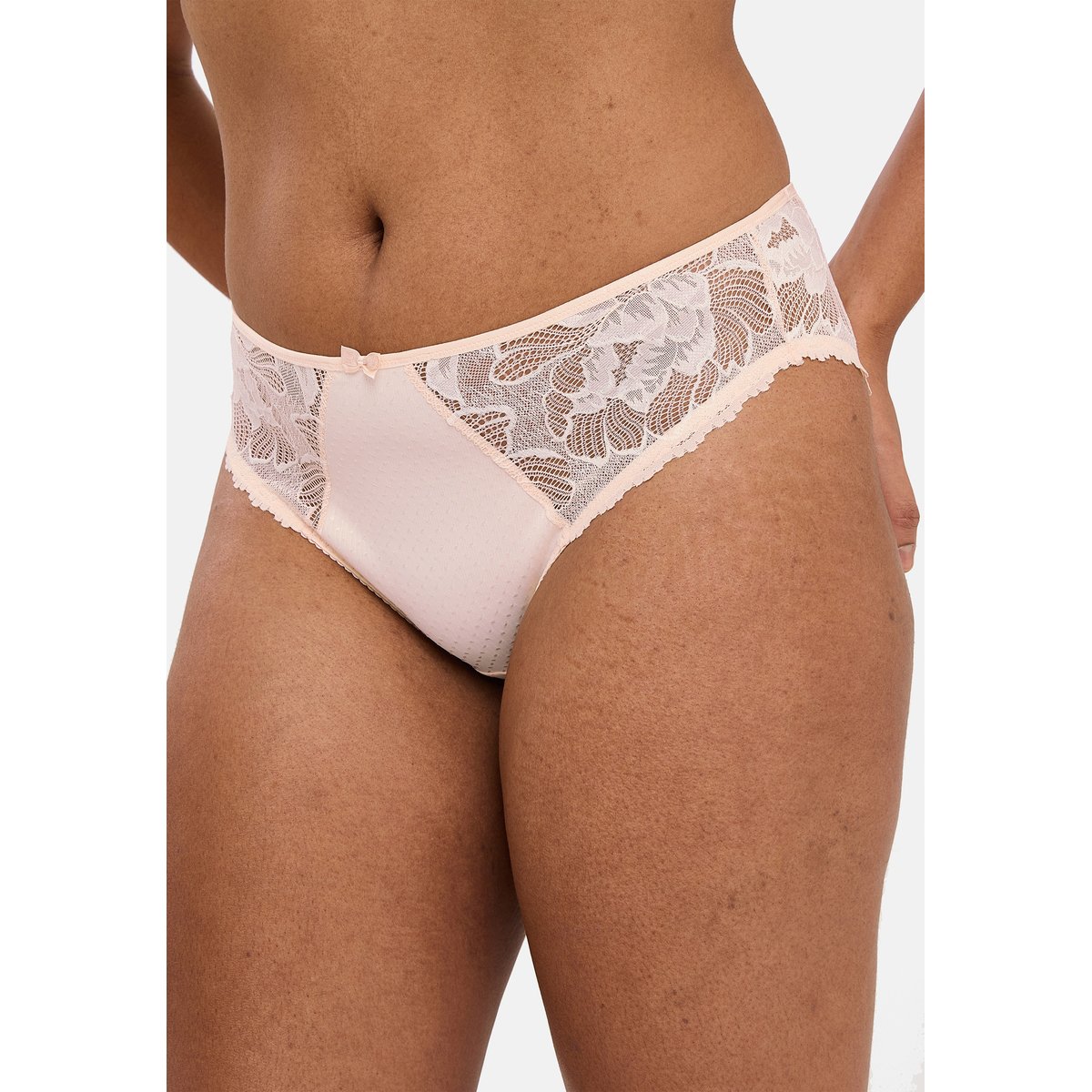 Slip CAPUCINE ivoire & rose, SANS COMPLEXE