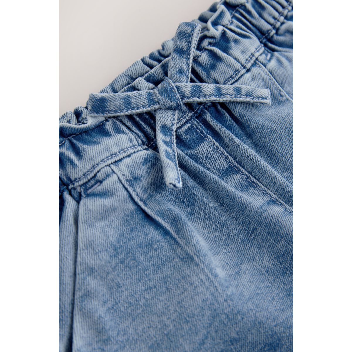 Jean avec taille à nouer lavage léger, NEXT