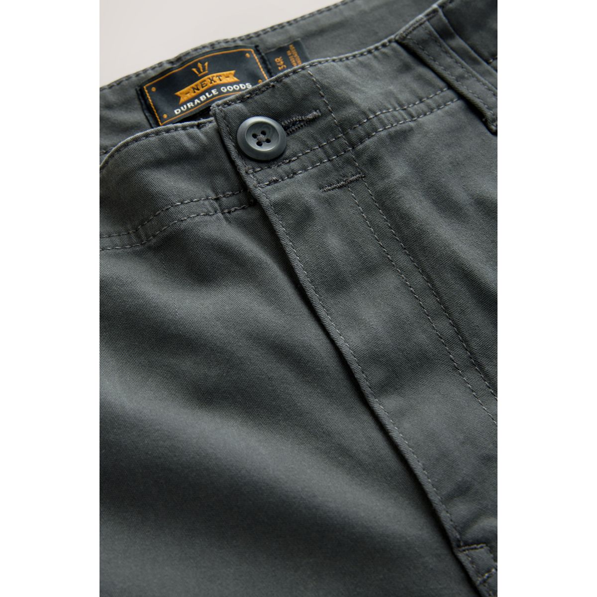 Pantalon cargo stretch décontracté gris fusain, NEXT