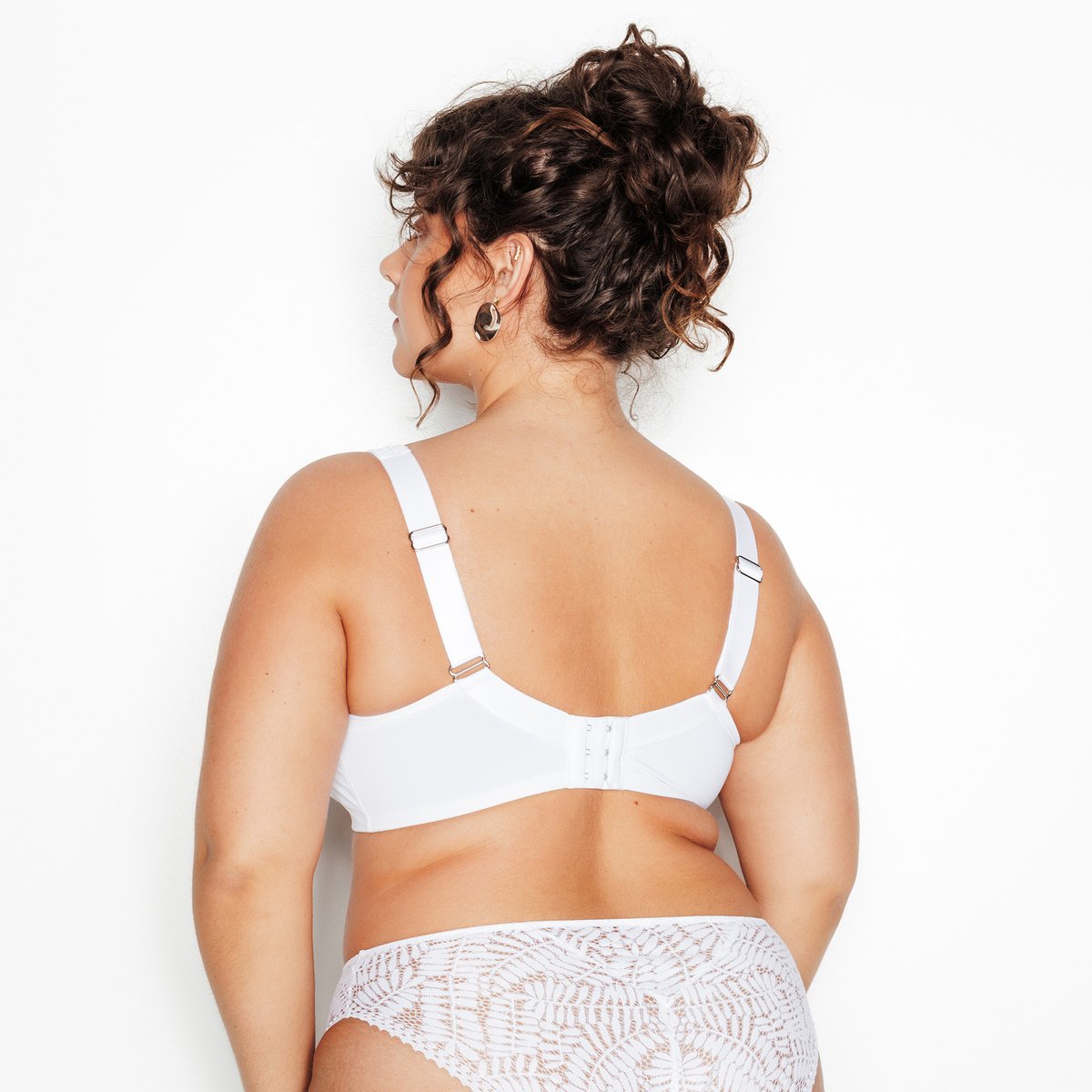 Soutien-gorge sans armature ISABELLE+ blanc, ROUGEGORGE LINGERIE