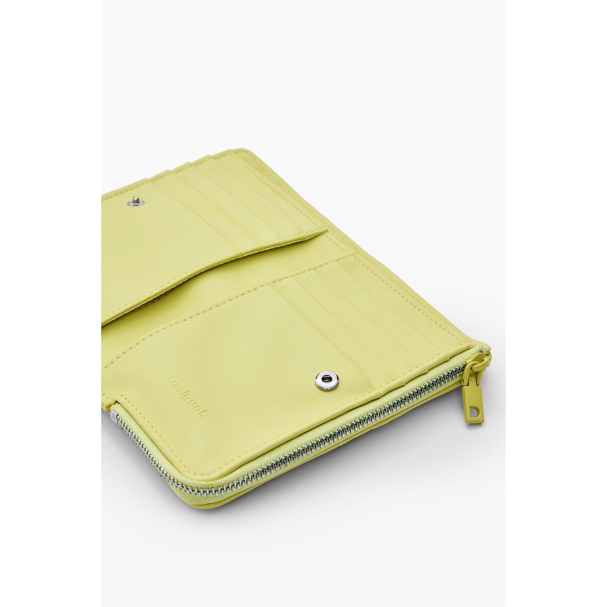 Petit porte-monnaie nœud brillant vert, DESIGUAL