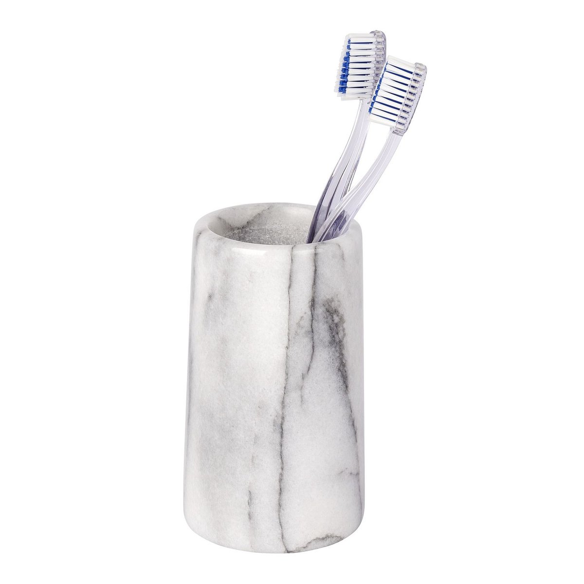 Gobelet de salle de bain en marbre ONYX blanc, WENKO