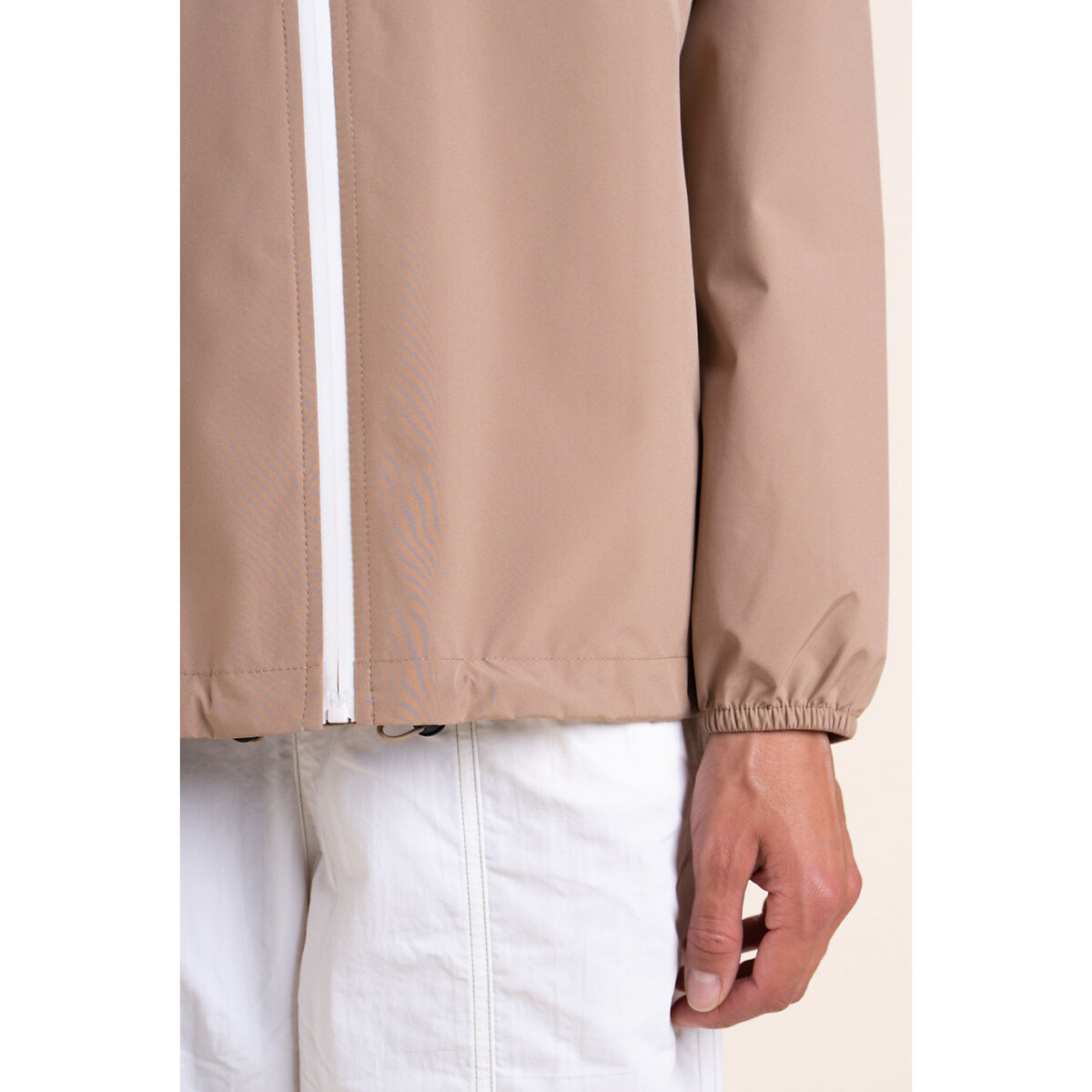Kurze Unisex-Jacke mit Reissverschluss PASSY beige, FLOTTE